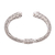 Peridot cuff bracelet, 'Woven Drops' - Weave Pattern Peridot Cuff Bracelet from Bali (image 2e) thumbail