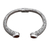 Garnet cuff bracelet, 'Woven Drops' - Weave Pattern Garnet Cuff Bracelet from Bali (image 2e) thumbail