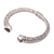 Amethyst cuff bracelet, 'Woven Drops' - Weave Pattern Amethyst Cuff Bracelet from Bali (image 2e) thumbail