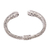 Amethyst cuff bracelet, 'Woven Drops' - Weave Pattern Amethyst Cuff Bracelet from Bali (image 2f) thumbail