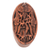 Wood puzzle box, 'Plumeria Oval' - Floral Suar Wood Puzzle Box from Bali (image 2c) thumbail