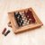 Wood travel chess set, 'Tactical Journey' - Handmade Cempaka Wood Travel Chess Set from Bali (image 2) thumbail