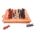 Wood travel chess set, 'Tactical Journey' - Handmade Cempaka Wood Travel Chess Set from Bali (image 2d) thumbail