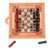 Wood travel chess set, 'Tactical Journey' - Handmade Cempaka Wood Travel Chess Set from Bali (image 2f) thumbail