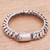 Sterling silver chain bracelet, 'Bold Omega' - Sterling Silver Omega Chain Bracelet from Bali (image 2b) thumbail