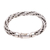 Sterling silver chain bracelet, 'Strength Unified' - Unisex Sterling Silver Chain Bracelet from Bali