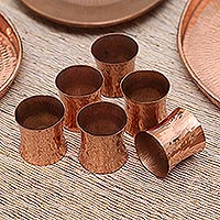 Featured review for Copper napkin rings, Warm Glow (set of 6)