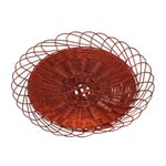 Copper catchall, 'Wire Basket' - Handwoven Copper Wire Catchall from Java