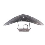 Copper wall sconce, 'Floral Spade' - Floral Copper Wall Sconce Crafted in Java