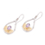 Gold accented amethyst dangle earrings, 'Beautiful Cradle' - Gold Accented Amethyst Dangle Earrings from Bali