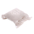 Cotton cushion cover, 'centre of Attention' - Handcrafted Eggshell Cotton Cushion Cover from Bali (image 2b) thumbail