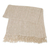 Cotton throw, 'Alabaster Madura' - Alabaster Ivory Handwoven Lightweight Cotton Throw from Bali (image 2a) thumbail