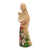 Wood statuette, 'Mother and Child' - Hand-Painted Wood Mother and Child Statuette from Bali (image 2b) thumbail