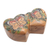 Wood puzzle box, 'Twin Butterfly Hearts' - Hand-Painted Double Heart Wood Butterfly Puzzle Box (image 2c) thumbail