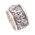 Sterling silver band ring, 'Stylish Contours' - Contoured Sterling Silver Band Ring from Bali (image 2d) thumbail