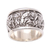 Sterling silver band ring, 'Stylish Contours' - Contoured Sterling Silver Band Ring from Bali (image 2e) thumbail