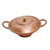 Copper serving bowl, 'Warm Glow' - Copper Serving Bowl with a Lid from Java (image 2a) thumbail