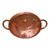 Copper serving bowl, 'Warm Glow' - Copper Serving Bowl with a Lid from Java (image 2d) thumbail