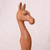 Wood back scratcher, 'Helpful Horse' - Horse-Themed Natural Suar Wood Back Scratcher from Bali (image 2d) thumbail