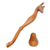 Wood back scratcher, 'Helpful Horse' - Horse-Themed Natural Suar Wood Back Scratcher from Bali