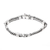 Sterling silver link bracelet, 'Elegant Quartet' - Sterling Silver Link Bracelet Crafted in Bali thumbail