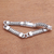 Sterling silver link bracelet, 'Elegant Quartet' - Sterling Silver Link Bracelet Crafted in Bali (image 2b) thumbail