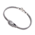 Sterling silver pendant bracelet, 'Stylish Snake' - Sterling Silver Snake Pendant Bracelet from Bali (image 2c) thumbail