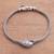 Sterling silver pendant bracelet, 'Stylish Eagle' - Sterling Silver Eagle Pendant Bracelet from Bali (image 2) thumbail