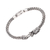 Sterling silver pendant bracelet, 'Dragon Grasp' - Dragon-Themed Sterling Silver Pendant Bracelet from Bali (image 2c) thumbail