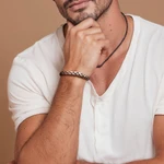 Sterling silver chain bracelet, 'Expanding Gleam' - High-Polish Sterling Silver Wheat Chain Bracelet from Bali