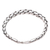 Sterling silver chain bracelet, 'Expanding Gleam' - High-Polish Sterling Silver Wheat Chain Bracelet from Bali (image 2d) thumbail