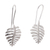 Sterling silver drop earrings, 'Monstera Beauty' - Sterling Silver Drop Earrings Shaped Like Monstera Leaves (image 2d) thumbail