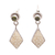Peridot dangle earrings, 'Flower Kites' - Floral Peridot Dangle Earrings from Java