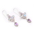 Multi-gemstone dangle earrings, 'Charming Light' - Floral Multi-Gemstone Dangle Earrings Crafted in Bali (image 2d) thumbail