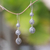 Sterling silver dangle earrings, 'Delightful Baubles' - Sterling Silver Bauble Dangle Earrings Crafted in Bali