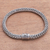 Sterling silver chain bracelet, 'Simply Classic' - Sterling Silver Foxtail Chain Bracelet from Bali (image 2b) thumbail