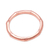 Rose gold plated sterling silver band ring, 'Bamboo Regeneration' - Bamboo Motif Silver Band Ring Bathed in 18k Rose Gold thumbail