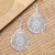 Sterling silver dangle earrings, 'Glorious Teardrops' - Drop-Shaped Sterling Silver Dangle Earrings from Bali