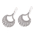 Sterling silver dangle earrings, 'Jagaraga Glimpse' - Curl Pattern Sterling Silver Dangle Earrings from Bali (image 2c) thumbail