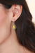 Ohrhänger aus Sterlingsilber mit Goldakzenten - Ohrhänger aus Sterlingsilber mit Wirbelmuster und Goldakzenten