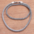 Sterling silver chain necklace, 'Foxtail Rope' - Sterling Silver Foxtail Chain Necklace from Bali (image 2) thumbail