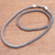 Sterling silver chain necklace, 'Foxtail Rope' - Sterling Silver Foxtail Chain Necklace from Bali (image 2b) thumbail