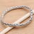Sterling silver chain bracelet, 'Foxtail Trail' - Thick Foxtail Chain Sterling Silver Bracelet (image 2) thumbail