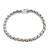 Sterling silver chain bracelet, 'Foxtail Trail' - Thick Foxtail Chain Sterling Silver Bracelet (image 2c) thumbail