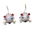 Steel decorative accents, 'White Mice' (pair) - Handcrafted Steel Mice Decorative Accents from Bali (Pair) (image 2c) thumbail