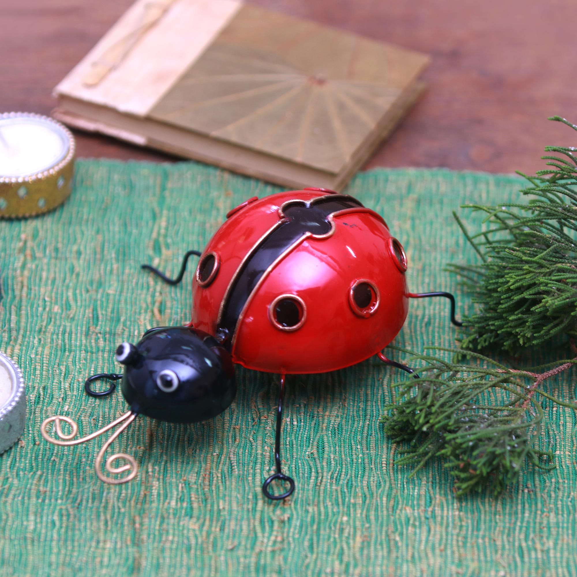 lady bug figurine