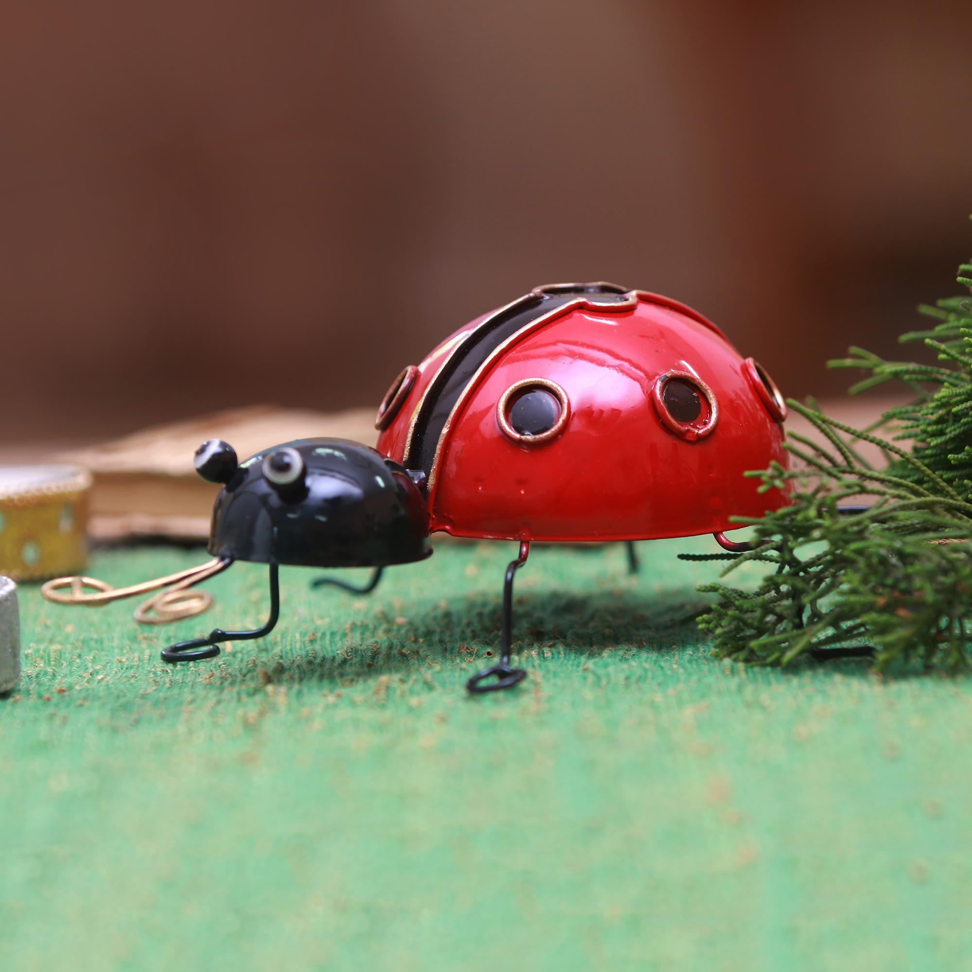 lady bug figurine