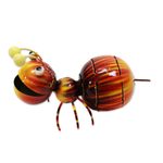 Steel decorative accents, 'Happy Ants' (pair) - Handcrafted Steel Ant Decorative Accents from Bali (Pair)