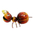 Steel decorative accents, 'Happy Ants' (pair) - Handcrafted Steel Ant Decorative Accents from Bali (Pair) (image 2d) thumbail