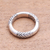 Men's sterling silver band ring, 'Strongest Bond' - Men's Patterned Sterling Silver Band Ring from Bali